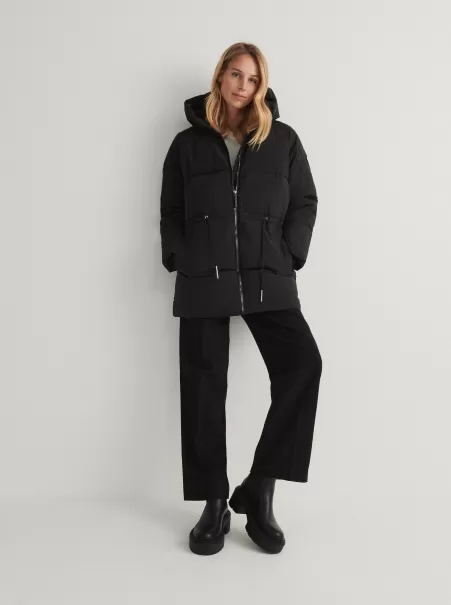 Cappotti E Giacche Reserved Esclusivo Donna Nero Ladies` Outer Jacket
