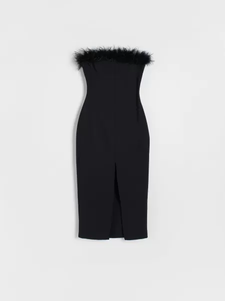Unico Reserved Ladies` Dress Vestiti Nero Donna
