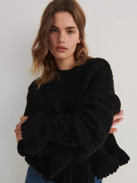 Donna Maglioni Economico Nero Reserved Ladies` Sweater