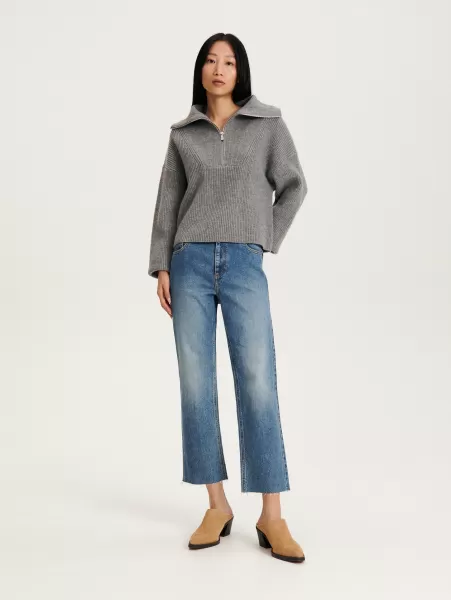 Reserved Donna Blu Jeans Acquistare Jeans Kick Flare