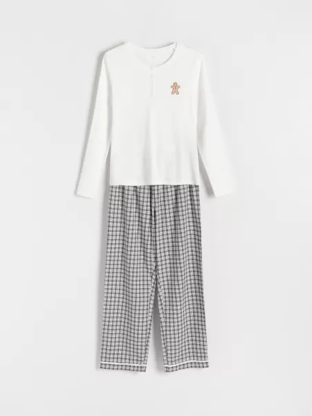 Antracite Ricevuta Ladies` Pyjama Donna Abbigliamento Notte Reserved