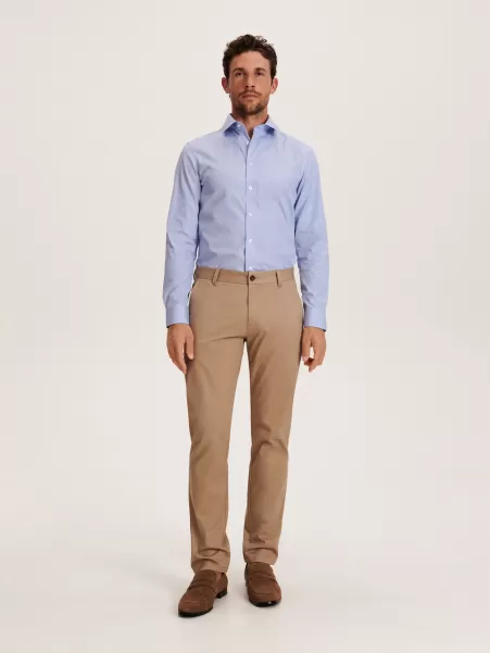 Reserved Camicia Slim Fit A Righe Camicie Blu Acquistare Uomo