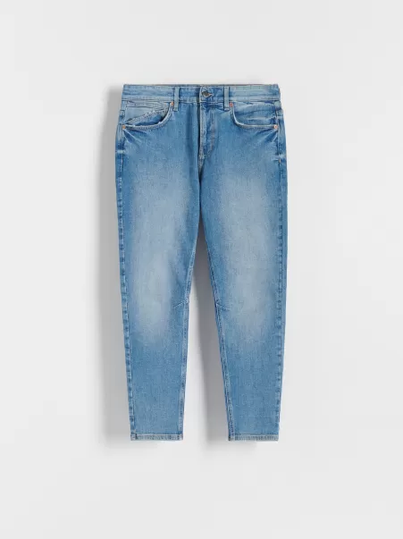 Blu Uomo Acquistare Jeans Carrot Slim Jeans Reserved