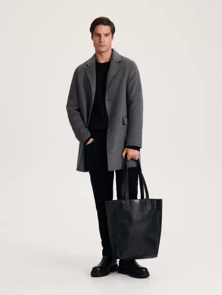 Premium Quality Men`s Bag, C120797, Czarny, Reserved Economico Uomo Nero